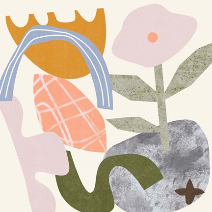 Framed Lunar Flower II Print