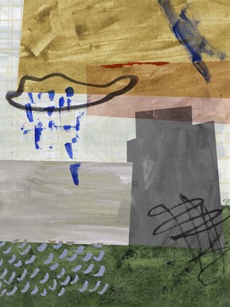 Framed Rainy Season III Print