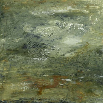 Framed Encaustic Tile in Multi I Print