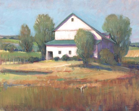 Framed Country Barn II Print