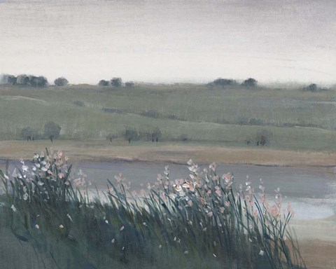 Framed Hazy Morning I Print