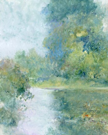 Framed Tranquil Stream II Print