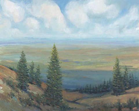 Framed Mountain Top II Print