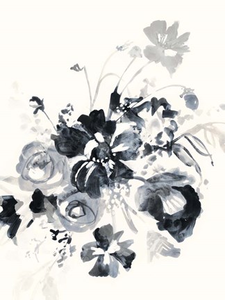Framed Floral Entanglement II Print