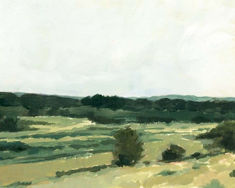 Framed Treeline Vista III Print