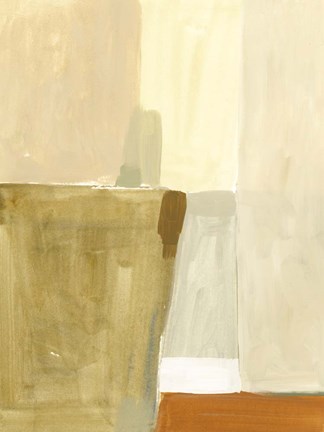 Framed Neutral Block II Print