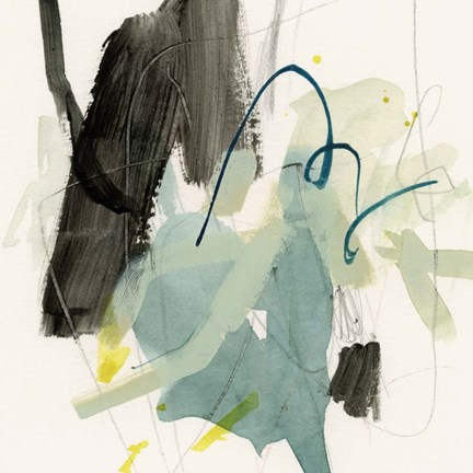 Framed Seafoam &amp; Slate I Print