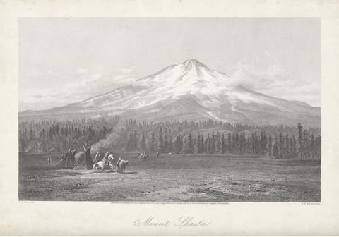 Framed Mount Shasta Print