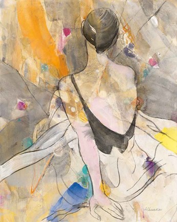 Framed Ballerina II Print