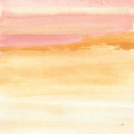 Framed Turmeric and Sand II Print