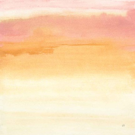 Framed Turmeric and Sand I Print