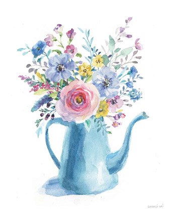 Framed Farmstand Flowers Print