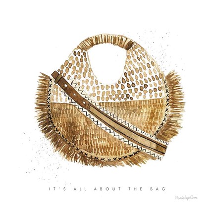 Framed Beach Glam III Print