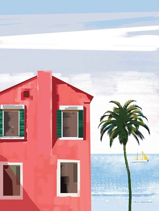 Framed Las Palmas II Print