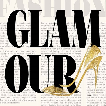 Framed Fashion Sense IV BW Print