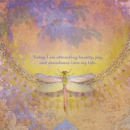 Framed Creative Visualization XI-Abundance Print