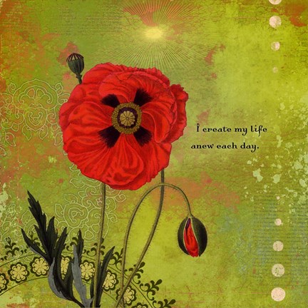 Framed Creative Visualization XII-Anew Print