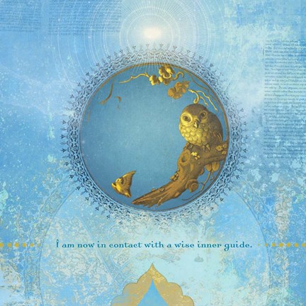 Framed Creative Visualization XVII-Inner Guide Print