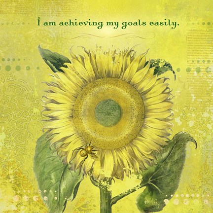 Framed Creative Visualization XVIII-Goals Print