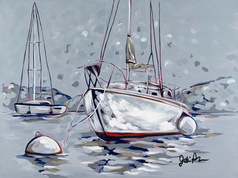 Framed Nautical Display I Print