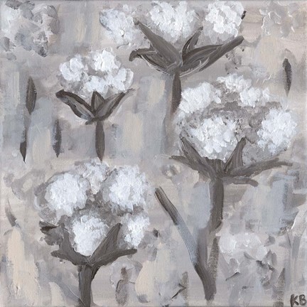 Framed Cotton Stalks I Print