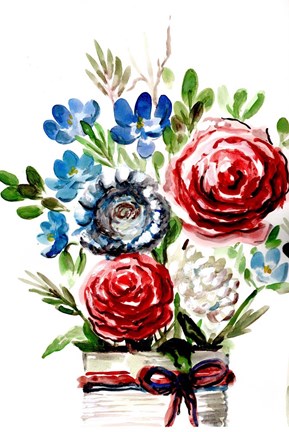 Framed Proud to be an American II Print