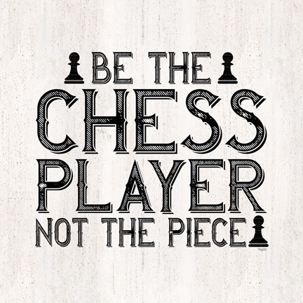 Framed Chess Sentiment I-Player Print
