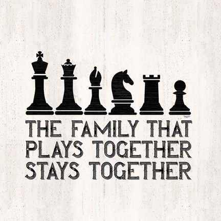 Framed Chess Sentiment II-Family Print