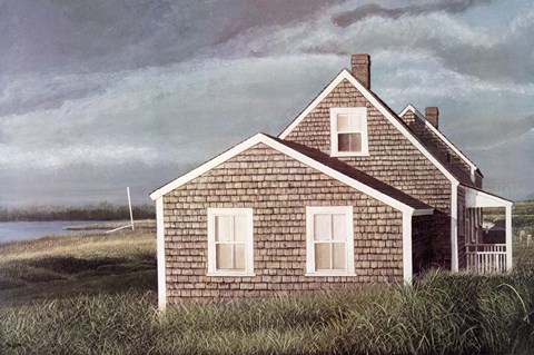 Framed Crooked House Print