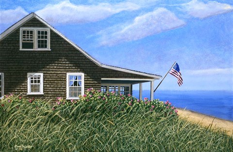 Framed Ocean View Print