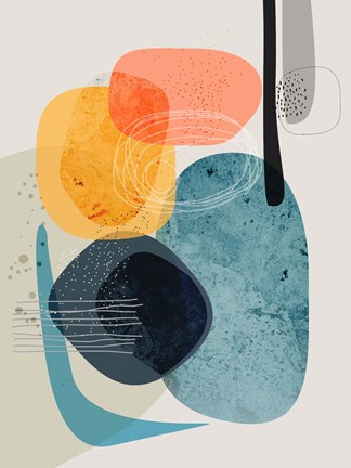 Framed Rocks Duo 2 Print