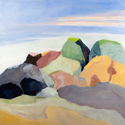 Framed Rockscape Print