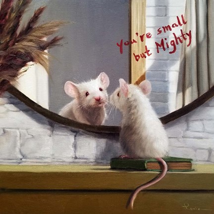 Framed Mighty Mouse Print