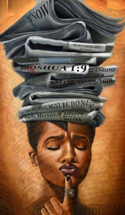 Framed Liberated Thoughts Print