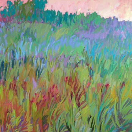 Framed Spring Greens Print