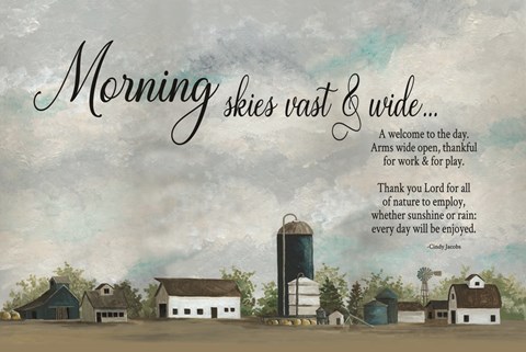 Framed Morning Skies Print