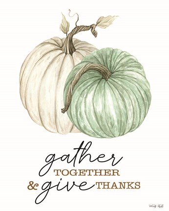 Framed Gather and Give Thanks Print