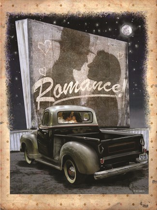 Framed Old Fashioned Romance Print