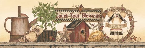 Framed Count Your Blessings Print