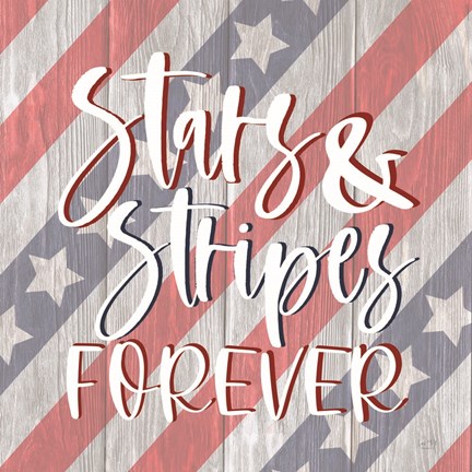 Framed Stars and Stripes Forever I Print