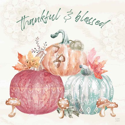 Framed Harvest Touch VI Print