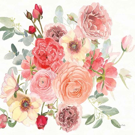 Framed Boho Bouquet  XIV Print