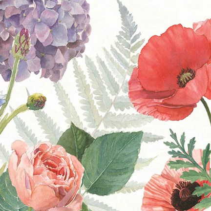 Framed Boho Bouquet  XI Print