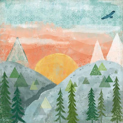 Framed Woodland Forest VI No Words Print