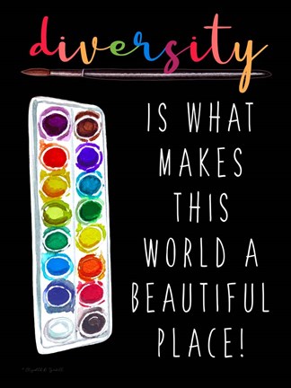 Framed Diversity Print