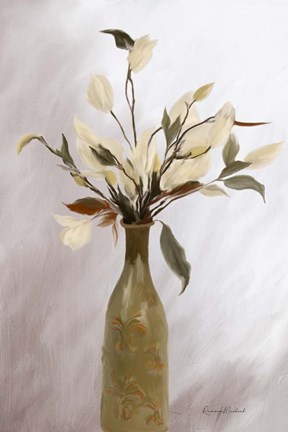 Framed Autumn Magnolias Print