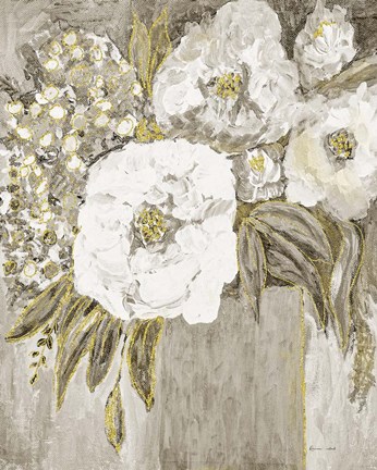 Framed Golden Age Floral II Print