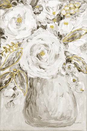 Framed Golden Age Floral IV Print