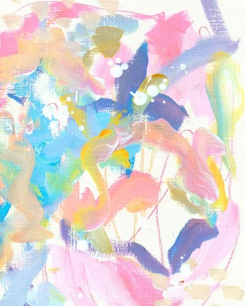 Framed Abstract Color Print