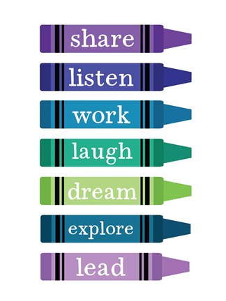 Framed School Rules Print